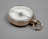 18th C. Gold Plated Pocket Compass