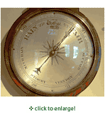19th C. English Wheel Barometer