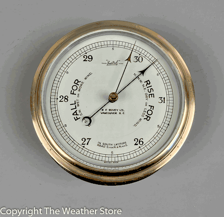Antique English Aneroid Barometer - Sestrel, circa 1920