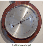 Antique English Wheel Barometer by Bruce, London
