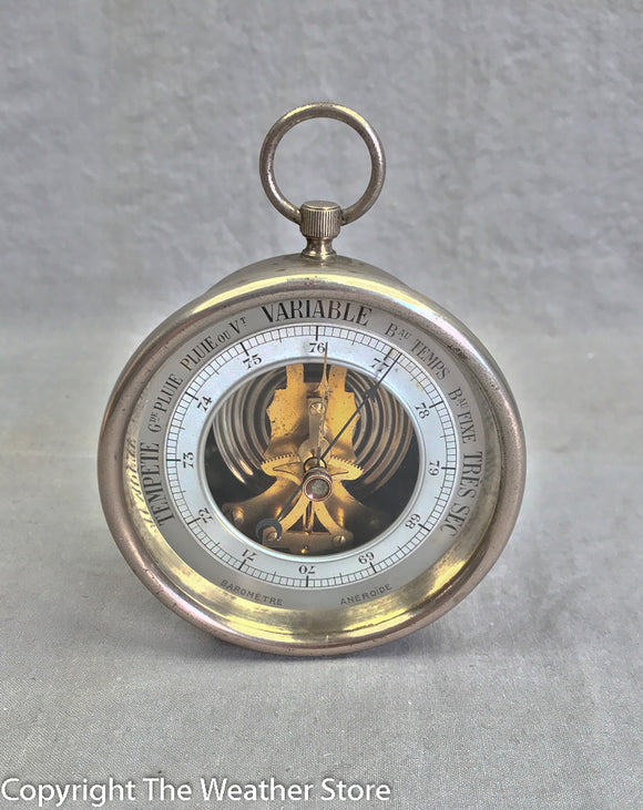 Antique French Desk Barometer