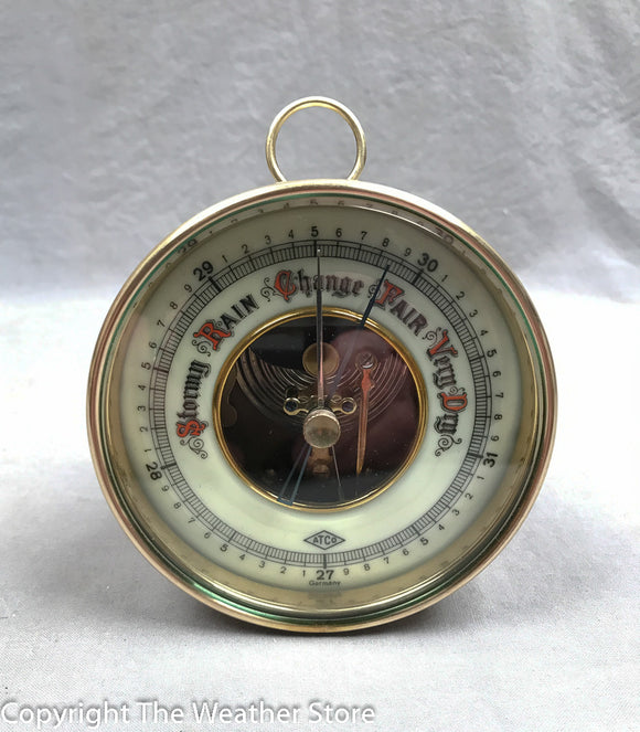 Antique German Aneroid Barometer by ATCO