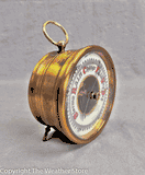 Antique German Aneroid Desk Barometer