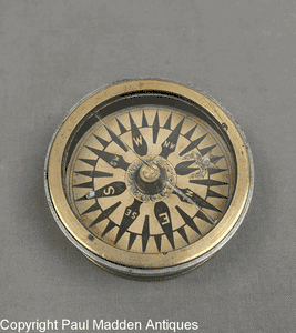 Antique Marine Dry Card Compass