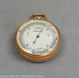 Antique Pocket Barometer / Altimeter