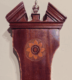 Antique Sheraton Style Wheel Barometer by Ortelli & Co.