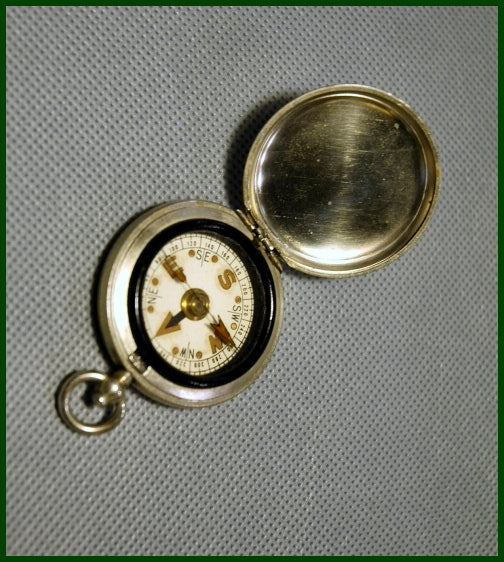 English Pocket Dry Card Compass