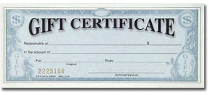 Gift Certificate