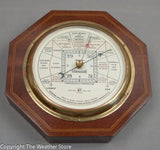 Large Stormoguide Barometer by Short & Mason Inlaid Mahogany Case 1927
