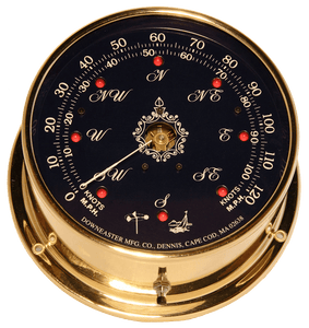 Medallion Wind Speed & Direction w/Gust register by Downeaster - Blue Dial