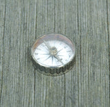 Miniature Silver Compass
