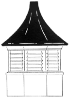 Octagonal Pagoda Cupolas