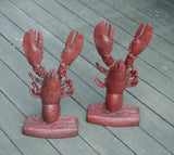 Pair Lobster Doorstops
