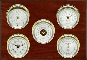 Professional 2-S Weather Station - Wind, Barometer, Thermometer, Hygrometer & Clock