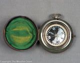 Rare Antique Gimballed Pocket Compass in Case