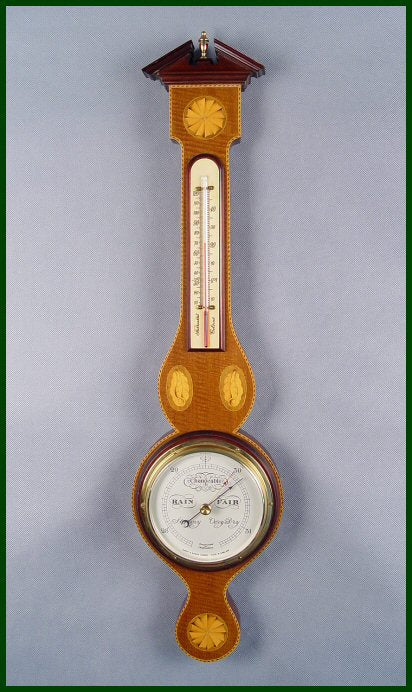 Short & Mason Sheraton Style Barometer – The Weather Store