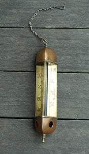 Tycos Brass Chandelier Thermometer