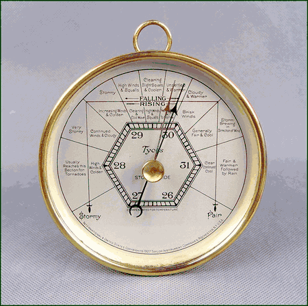 Antique Tycos Stormoguide Barometer, 1927