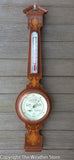 Vintage Banjo style Aneroid Barometer by Short & Mason
