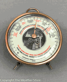 Vintage Frank F. Watrous Desk Barometer