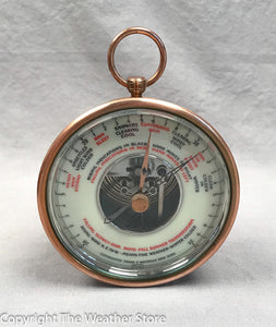 Vintage Frank F. Watrous Desk Barometer