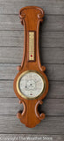 Vintage Scroll Top Stormoguide Banjo Barometer