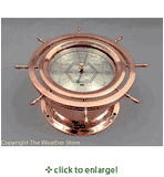 Vintage Taylor Ship's Wheel Stormoguide Barometer 1927