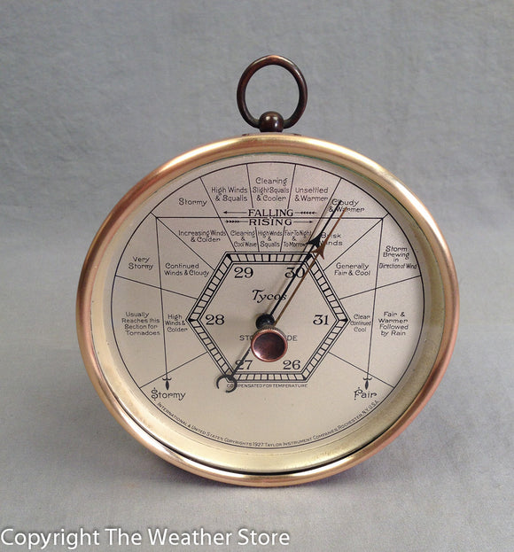 Vintage Tycos Stromoguide Barometer 1927